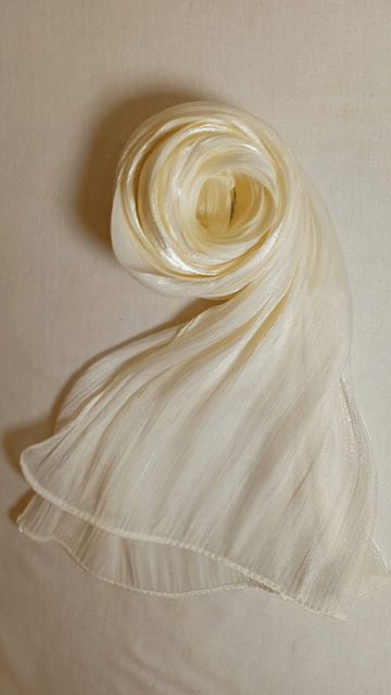 Organza Sheen Silk - Cream